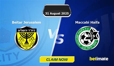 Beitar Jerusalem vs Maccabi Haifa Predictions | Expert Betting Tips & Stats