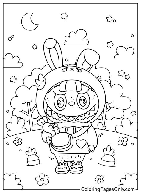 40+ Labubu Coloring Pages - Free Printable PDF, JPG, PNG & Online Coloring