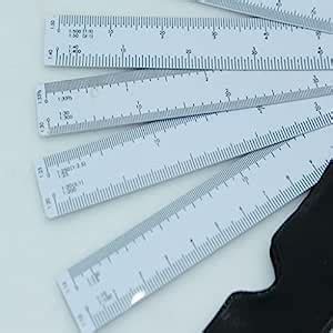THE STYLE SUTRA® 5 Folding Fan Shape Architects Scale Ruler for ...
