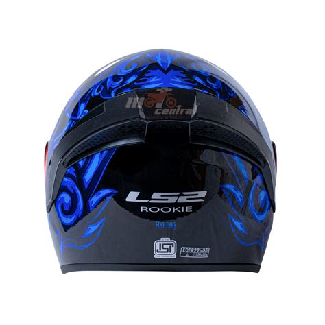 LS2 FF352 Foo Dog Black Blue Gloss Helmet– Moto Central