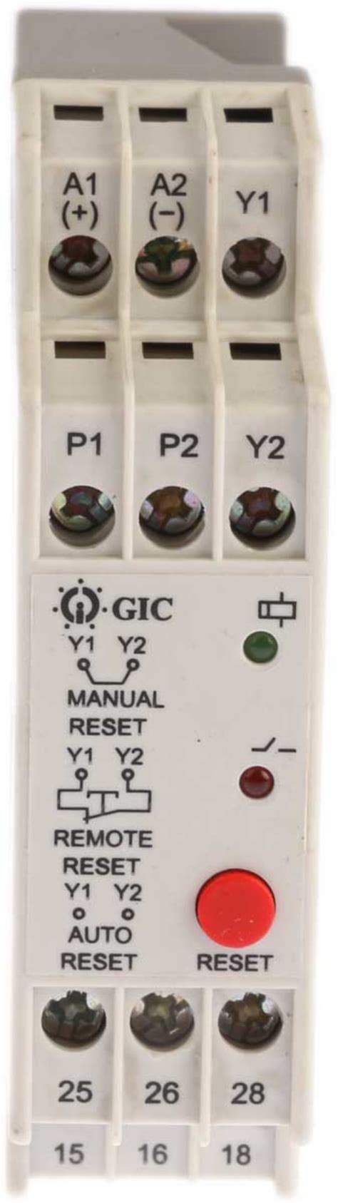 MJA3BK GIC | GIC Thermistor Motor Protection Monitoring Relay, DPDT ...