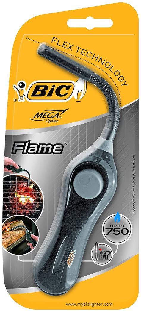 BIC Mega Utility Lighter Flame Flexi : Amazon.in: Home & Kitchen