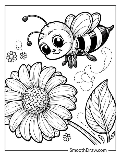 44 Bee Coloring Pages: Free PDF Downloads