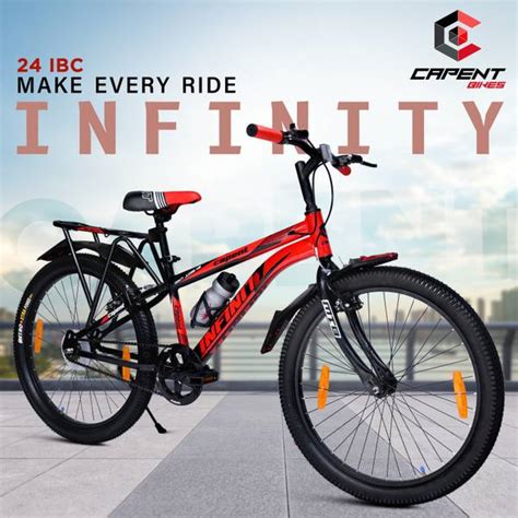 CAPENT Infinity 24T IBC Cycle with Carrier for Big Kids Boys/Girls 9 to ...