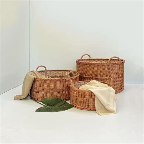 Handmade Bamboo Storage Basket & Organizers | Mianzi