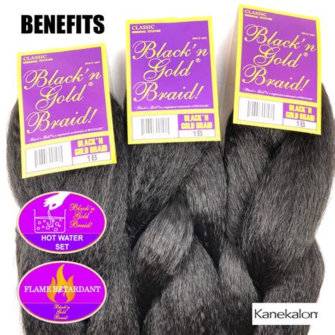 Buy BNG Classic Braiding Hair 25 Inch 100% Kanekalon Jumbo Synthetic ...