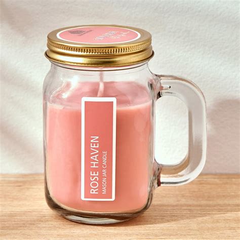 Buy Colour Refresh Rose Scented Jar Candle from Home Centre at just INR ...
