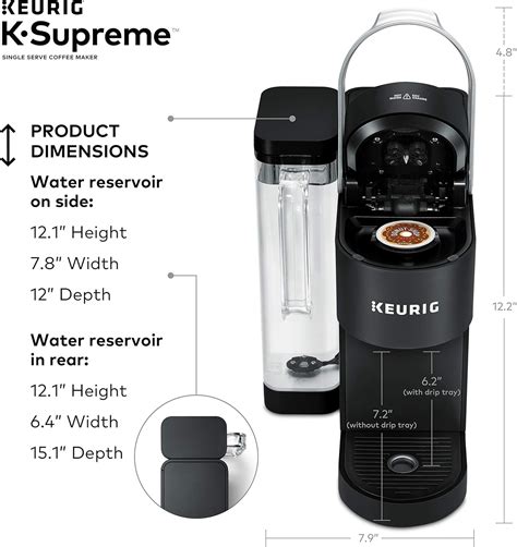 Buy Keurig K-Supreme Coffee Maker, Single Serve K-Cup Pod Coffee Brewer ...