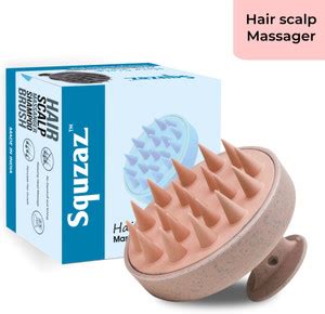 Squzaz Hair Scalp Massager for Hair Growth Massager Shampoo Brush ...