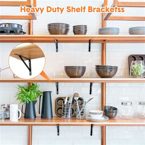 Nuogo 40 Pack Heavy Duty Shelf Brackets Bulk Metal India | Ubuy