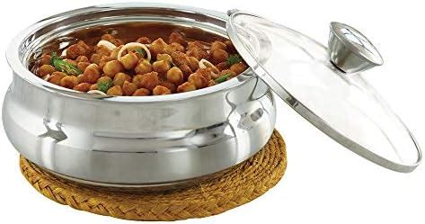 Buy Borosil Glass Mixing & Serving Bowl With Lid, Oven & Microwave Safe ...