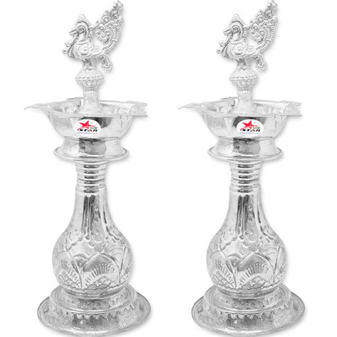 German Silver Diya, Oil Lamp | Shop Now – Nutristar
