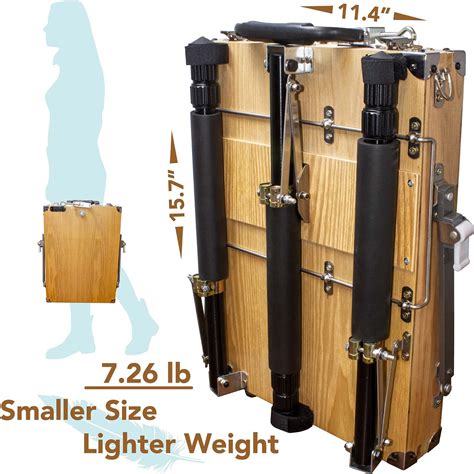 Buy Professional Ultra-Light Pochade Box Easel Plein Air Easel with ...