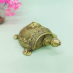 Buy Shabari Emporium Handmade Bell Metal Craft Brass Tortoise Figurine ...