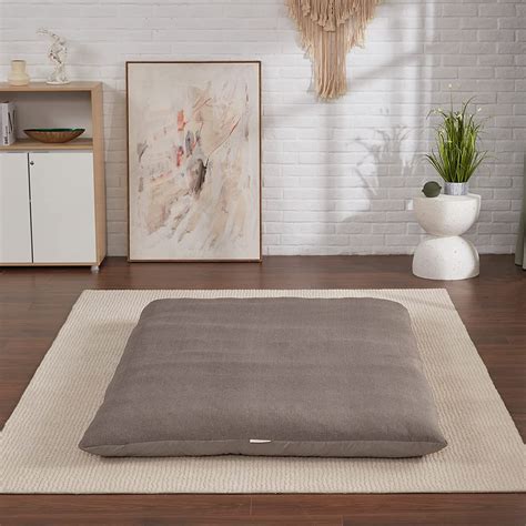 INDIAN DECOR 80900 Floor Futon Mattress, Sleeping Pad Washable Cover ...