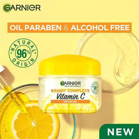 Garnier Bright Complete Vitamin C Serum Gel -Vitamin C Gel Moisturiser