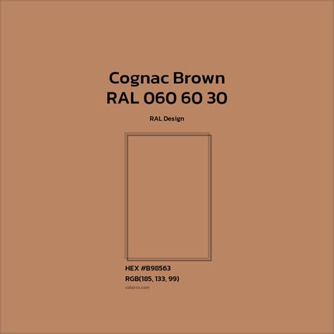 About RAL 060 60 30 - Cognac Brown Color - Color codes | matching ...