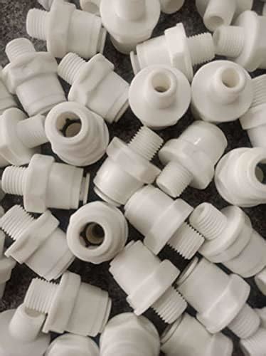 AQUALIQUID RO Spares Plastic 1/4 Inch Male Thread to 3/8 Inch Quick ...