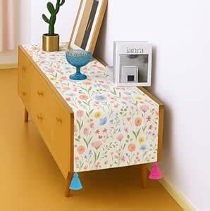 Buy WWW.THROWPILLOW.IN Spring Floral Console Table Runner 13x108 |for 8 ...