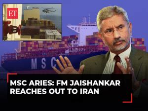 MSC Aries seizure: Foreign-flagged ship was headed for Indian port ...