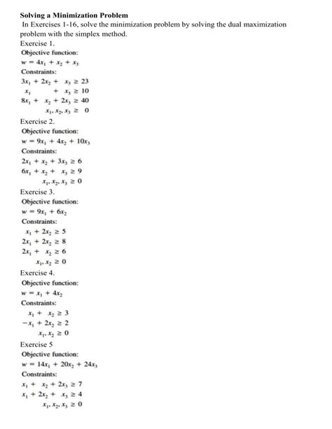 Minimization Problem with Simplex 的图像结果