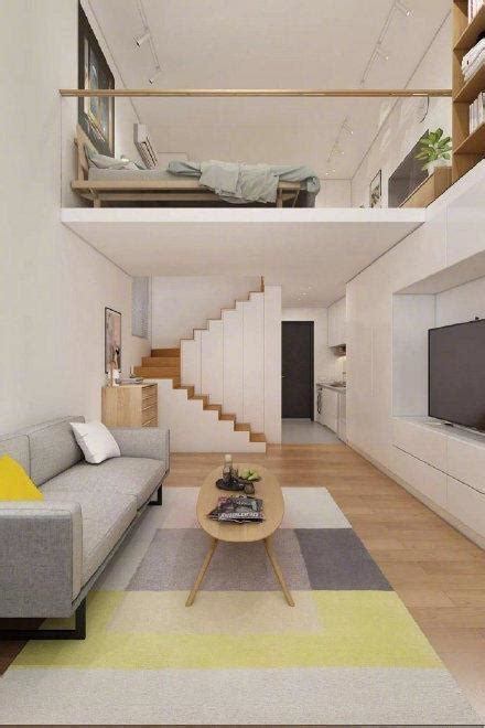 loft公寓设计效果图,50平米loft二层两室图 - 伤感说说吧