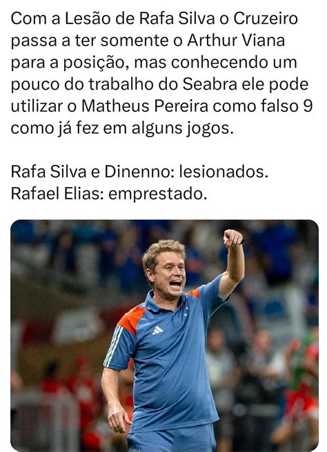 Parabéns ao DM do Cruzeiro! Além de Dinenno, Arthur Gomes e Barreal ...