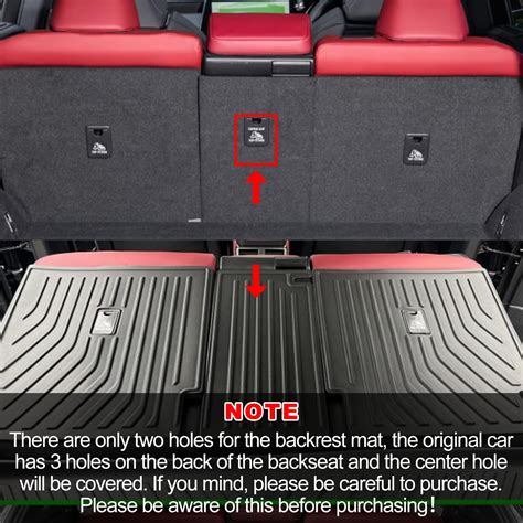 Floor Mats & Backrest Mats & Cargo Liner Fit for 2023 2024 Lexus RX ...