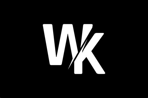 Monogram WK Logo Design Graphic by Greenlines Studios · Creative Fabrica | Graphic design logo ...