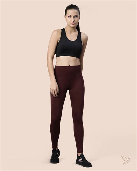 Performance Tights High Waist - Merlot
