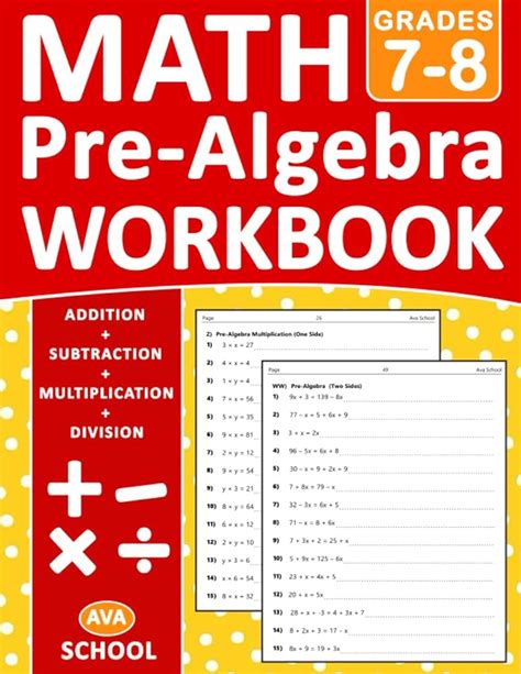 Image result for Pre-Algebra Problems PDF