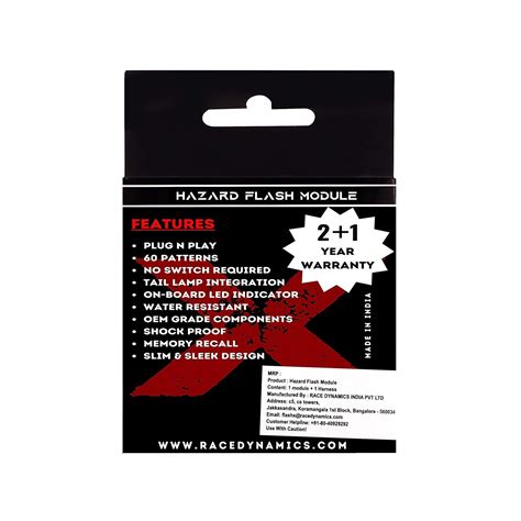 Yamaha R15 S Flash X Hazard Flash Module, Blinker,Flasher – LRL Motors