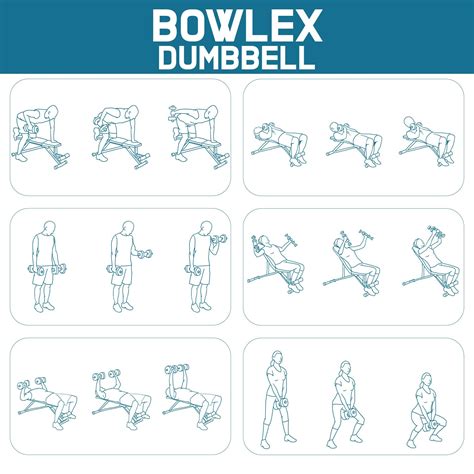 Dumbbell Workout Chart Printable Illustrations