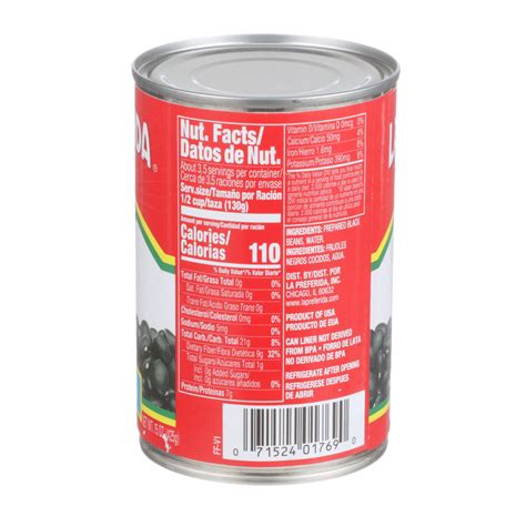 Low Sodium Black Beans – La Preferida