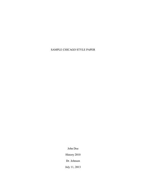 Chicago Manual of Style Sample Paper - Austin Peay State University ...
