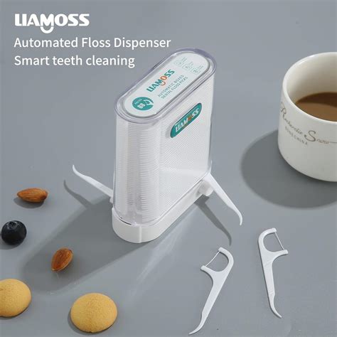 Buy Dental Floss Dispenser -Flossers Holder - LIAMOSS Pop-up Floss ...