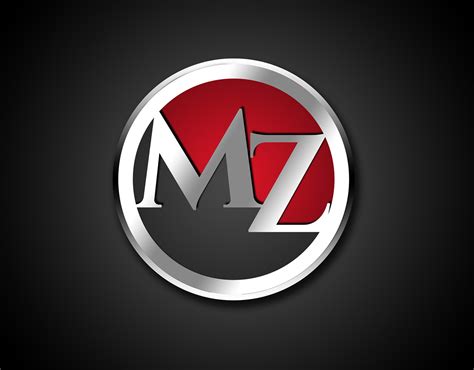 MZ Logo Monogram Design Template Stock Vector - Illustration of ...