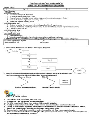 18 Printable root cause analysis sample Forms and Templates - Fillable ...