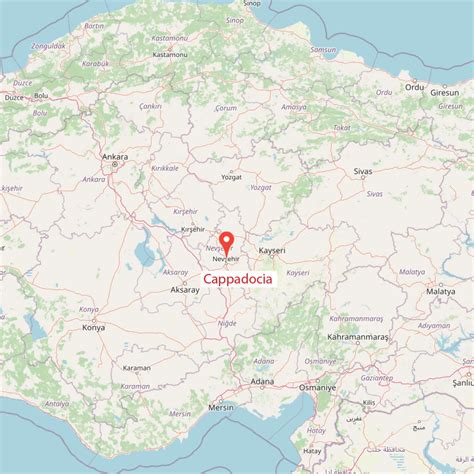 Cappadocia Map Cappadocia | History, Location, Map, & Facts