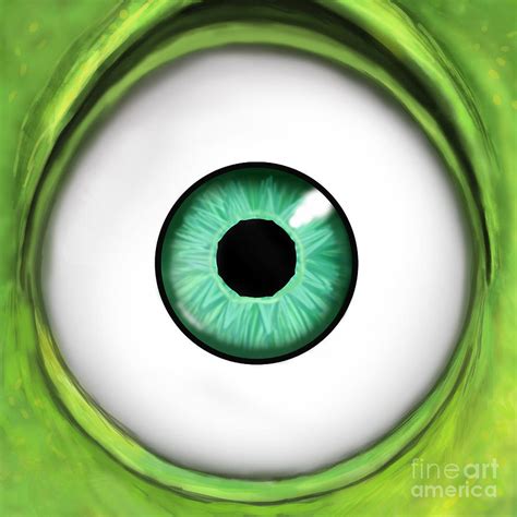 Printable Mike Wazowski Eye