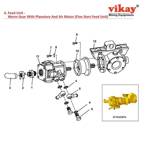 Feed Unit Complete Atlas Copco Wagon Drill Parts