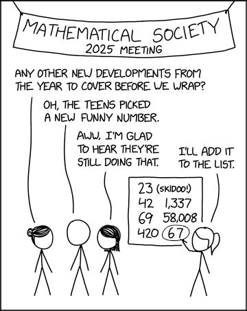 Funny Numbers - XKCD中文站