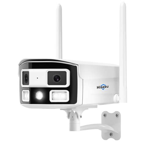 Buy Hiseeu Ultra Wide Angle Dual Lens 4MP WiFi Pro Wireless Security ...