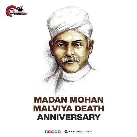 Madan Mohan Malviya Death Anniversary Wishes - Beat of Life Entertainment