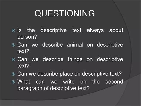 Image result for Definition Descriptive Text