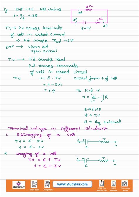 Current Electricity Class 12 Learnohub 的图像结果