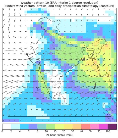Probabilistic weather pattern forecast for the 0000 UTC NCMRWF Unified ...