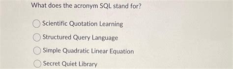 Image result for SQL Stand For