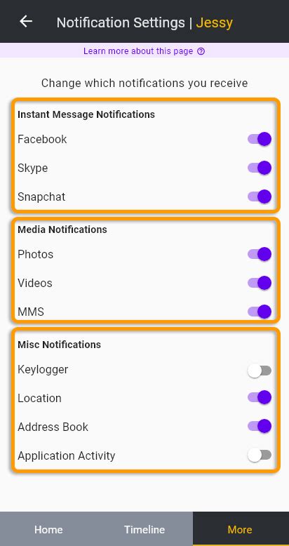 Image result for Notification Settings Interface