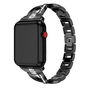 MIPPO® X-Shaped Diamond Metal Strap for Women | Suitable for Apple ...